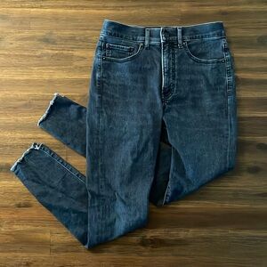 Express Dark Wash Skinny High Rise Jeans 4R